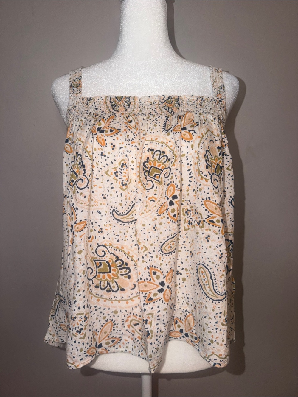 Patrons of Peace Paisley Boho Tank Top